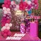 Hot Pink Balloon Garland Kit Princess Party Decorations(Hot Pink)
